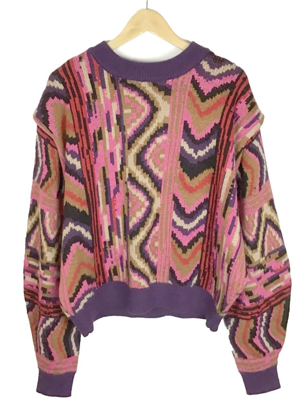 FARM Rio Multicolor Crew Neck Sweater - Picture 3 of 12